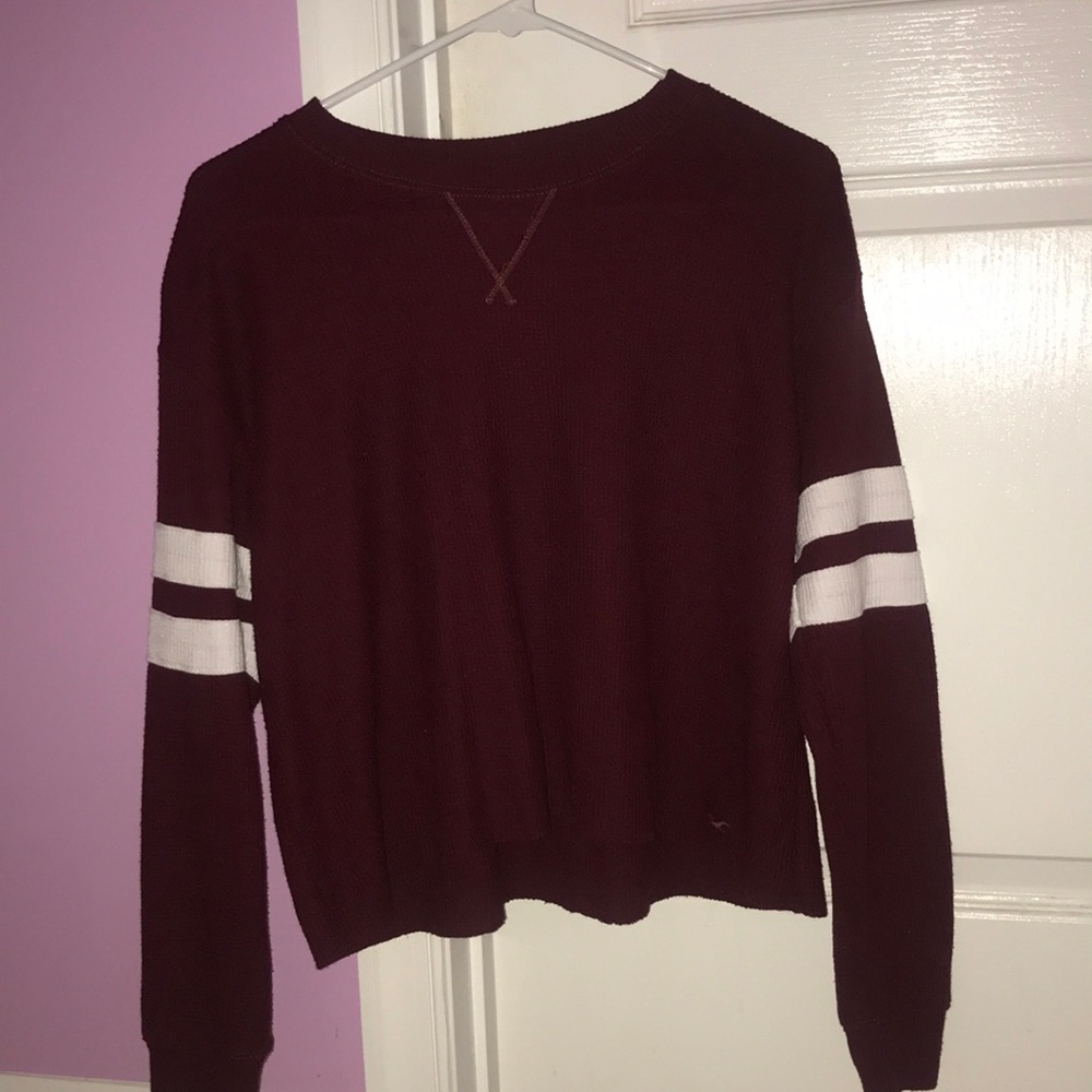 Hollister striped sweater pullover xs